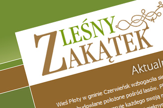 Leśny Zakątek - osiedle domów jednorodzinnych.